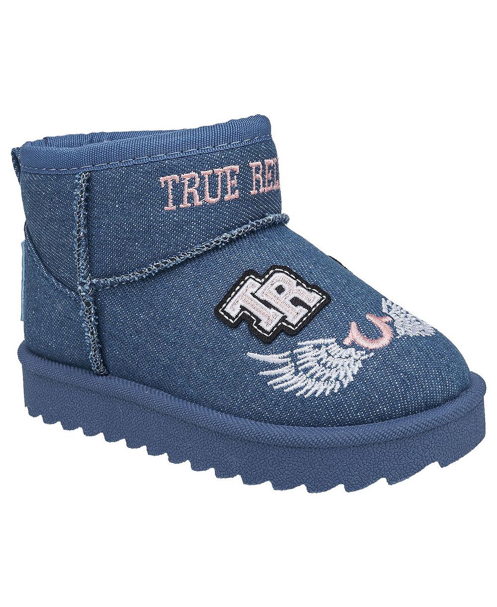 Детские уютные ботильоны True Religion для девочек с логотипом Lizzo