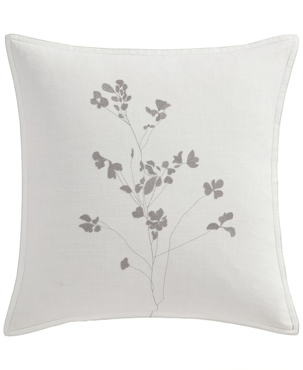 Calvin Klein Gingko Leaf Decorative Pillow, 22" x 22"