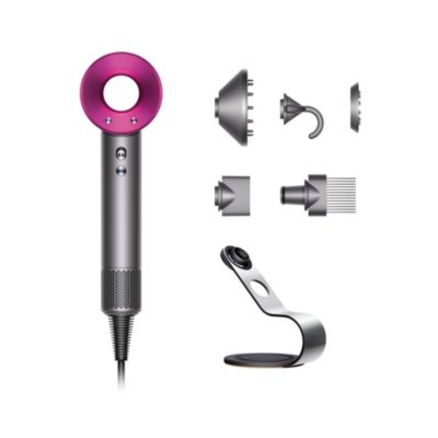 Dyson Supersonic Hair Dryer + Stand | Iron/Fuschia
