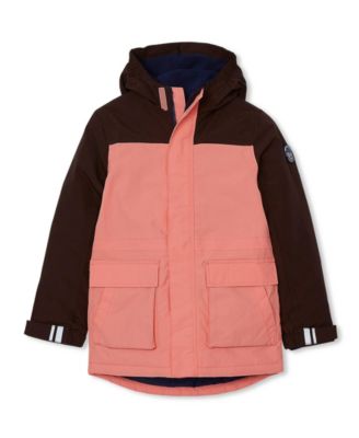Coffee bean/light coral/navy