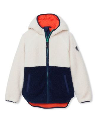 Lands' End Kids Colorblock High Pile Jacket