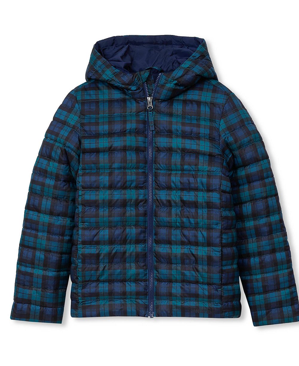 Lands' End Kids FeatherFree Insulated Hooded Packable Jacket