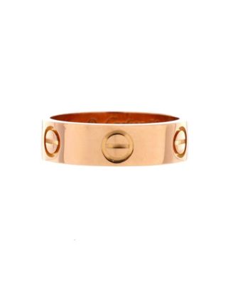 Б/у кольцо Cartier Love из розового золота 18 карат
