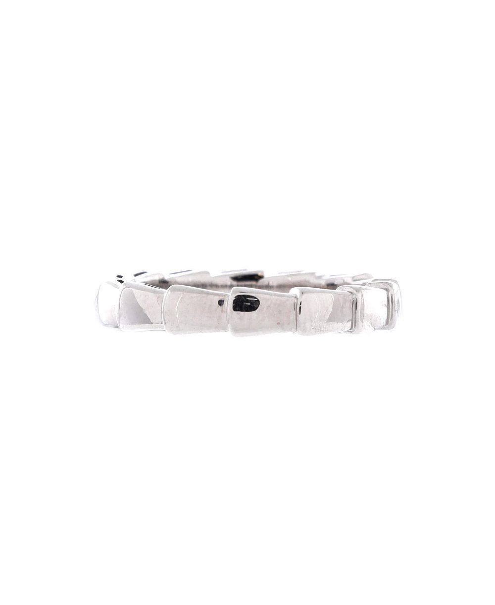 Pre-Owned Bvlgari Serpenti Viper Wedding Band in 18K White Gold