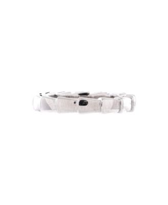 Pre-Owned Bvlgari Serpenti Viper Wedding Band in 18K White Gold