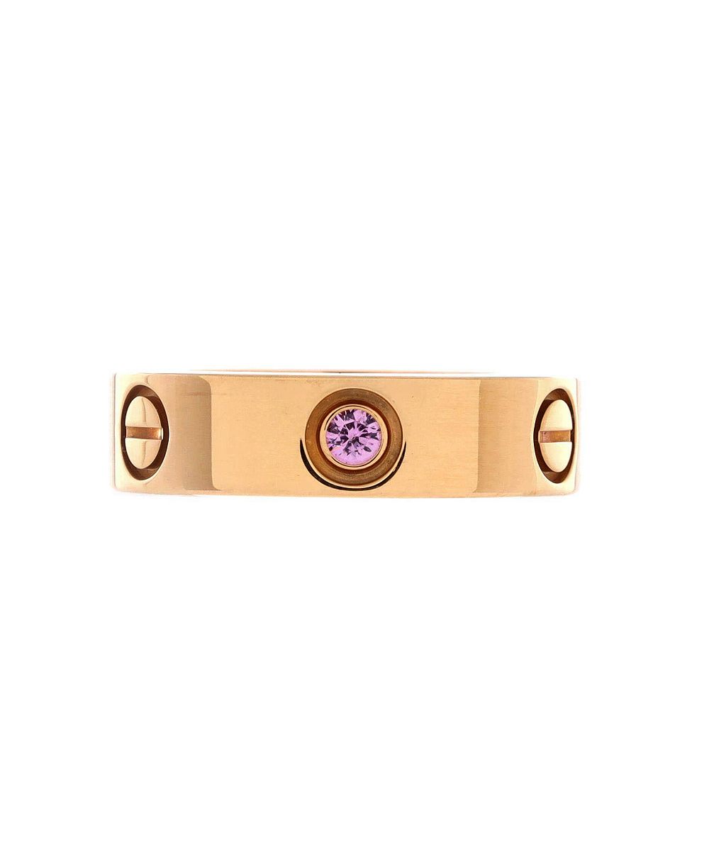 Pre-Owned Cartier Sapphire Love Band (0.09 ct. t.w.) in 18k Rose Gold