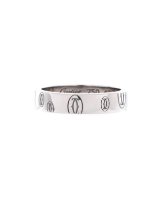 Pre-Owned Cartier Happy Birthday Ring in 18K White Gold