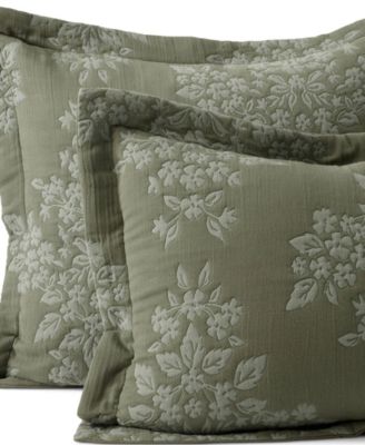 River stone green floral