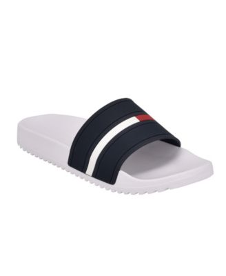 Tommy Hilfiger мужские красные шлепанцы с логотипом флага