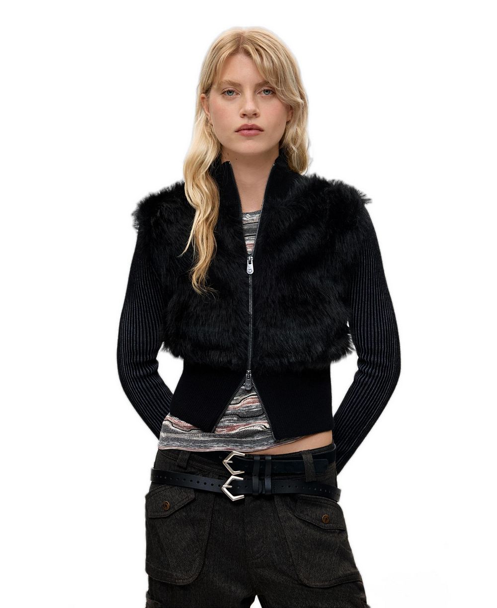 Desigual Women's Fur jacket