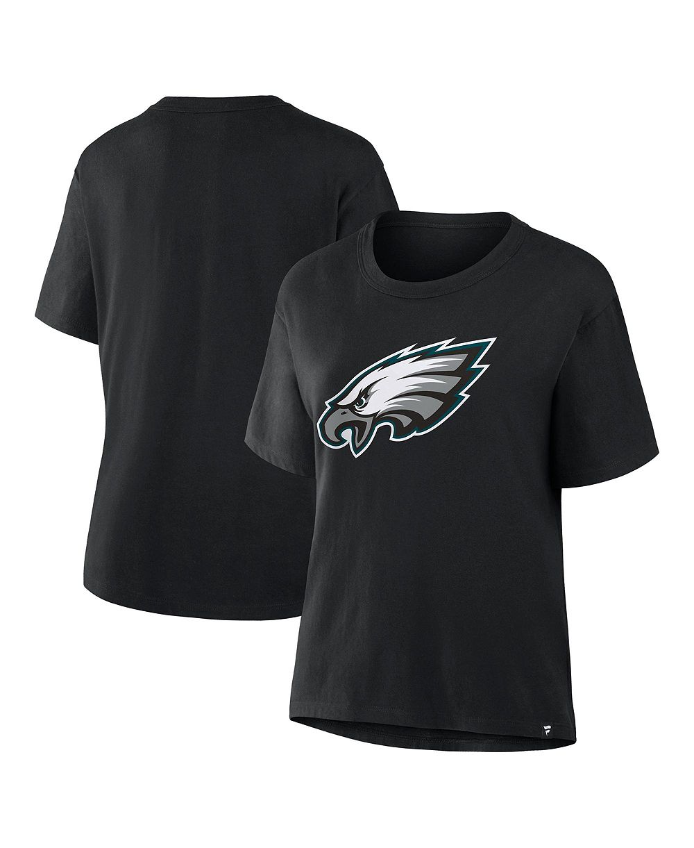 Women's Fanatics Black Philadelphia Eagles Essential Legacy T-Shirt