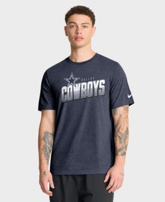 Nike мужская трикотажная футболка Gray Dallas Cowboys Believe The Game Tri-Blend, серый