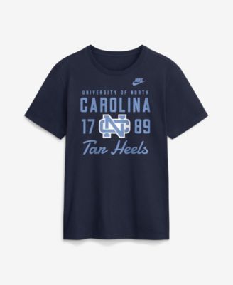 Men's Nike  Navy North Carolina Tar Heels Legacy Stacked Established T-Shirt