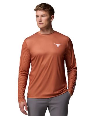 Мужская футболка Columbia с длинным рукавом Texas Longhorns