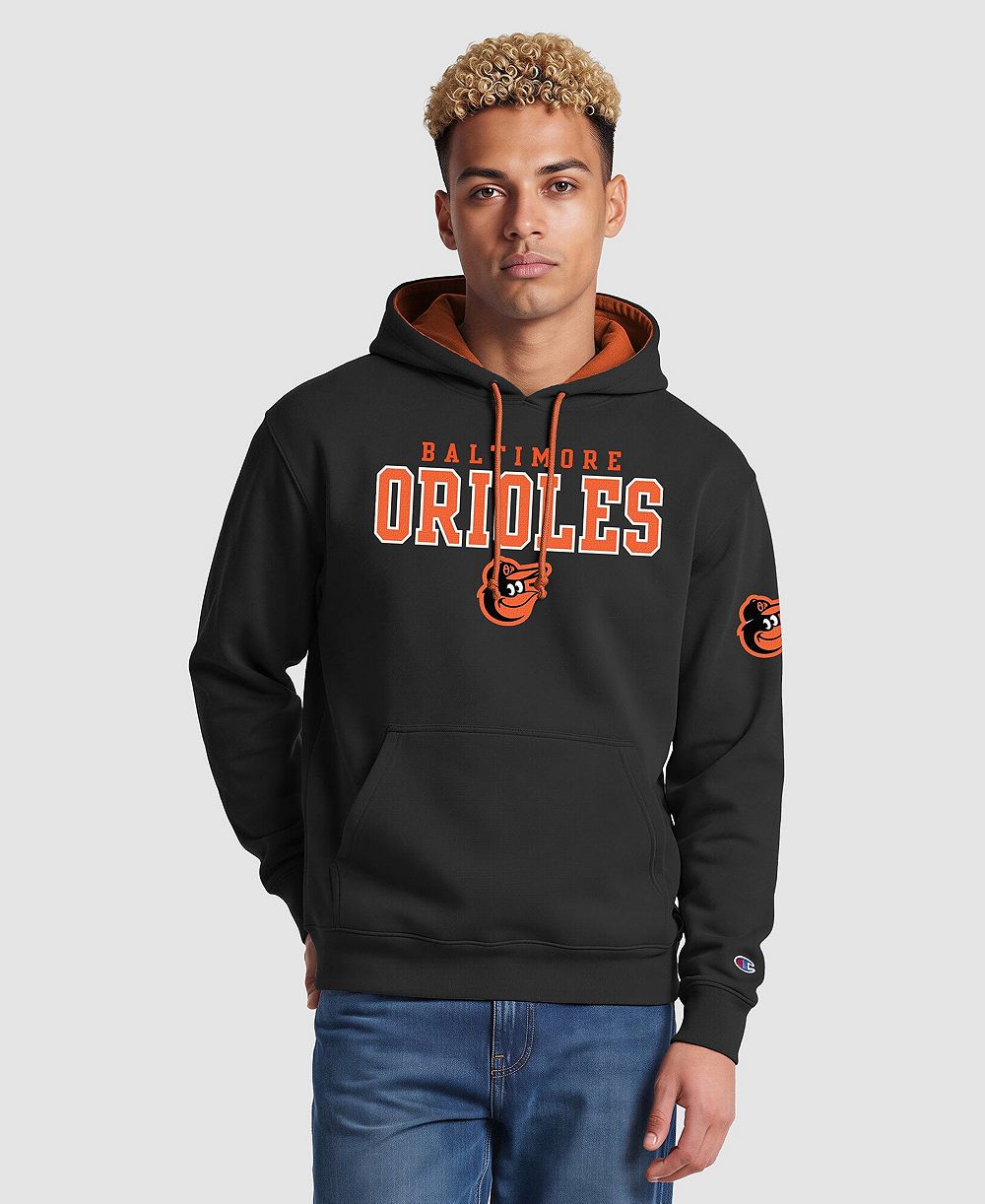 Мужская флисовая толстовка Baltimore Orioles, Champion, черная