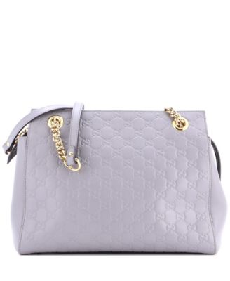 Pre-Owned Gucci женская средняя мягкая кожаная сумка через плечо с фирменным принтом