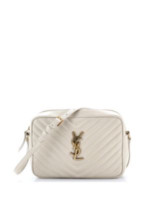 Pre-Owned Saint Laurent Small Lou Camera Bag Matelasse Chevron Leather