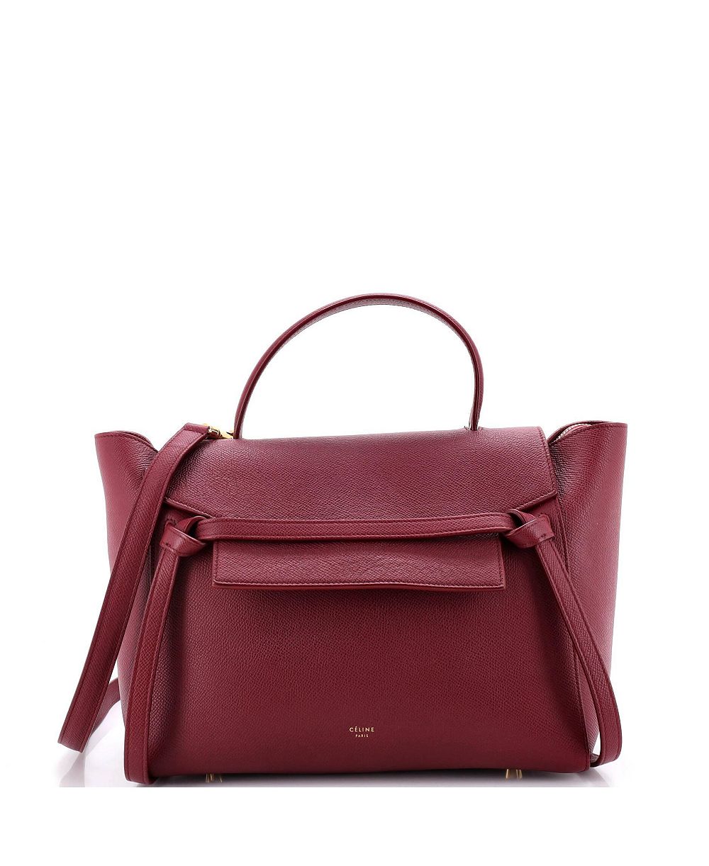 Pre-Owned Celine Mini Belt Bag Textured Leather