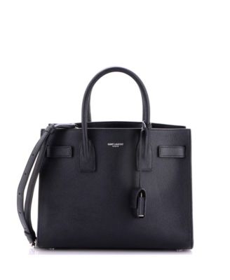 Б/у кожаная сумка Saint Laurent Baby Sac de Jour NM