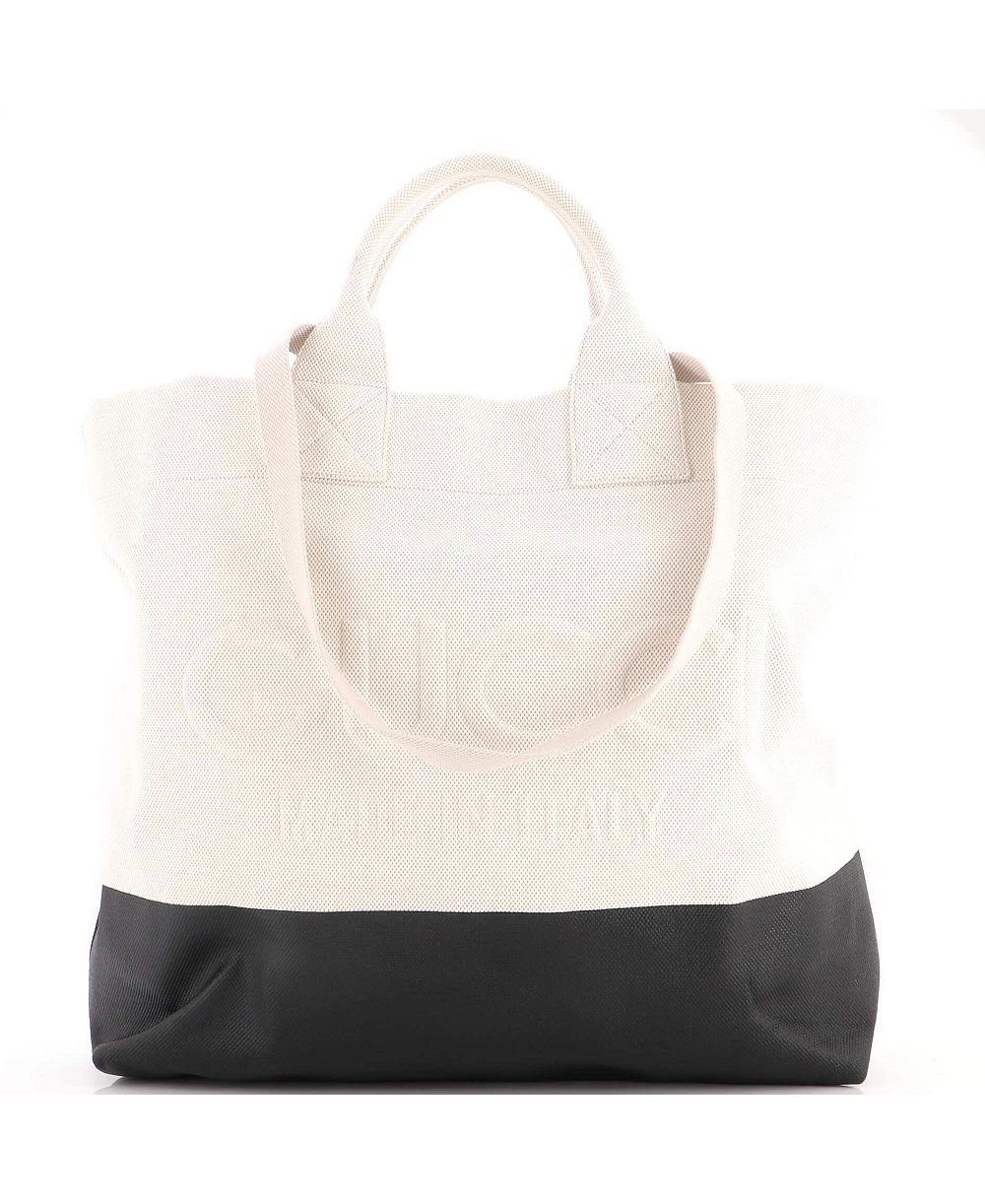 Pre-Owned Gucci Logo Embossed Canvas Tote