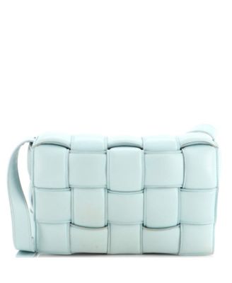 Pre-Owned Bottega Veneta Cassette Crossbody Bag Padded Maxi Intrecciato Leather