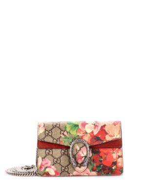 Б/у мини-сумка Gucci Dionysus Blooms Print через плечо, 6,5x4x2 дюйма