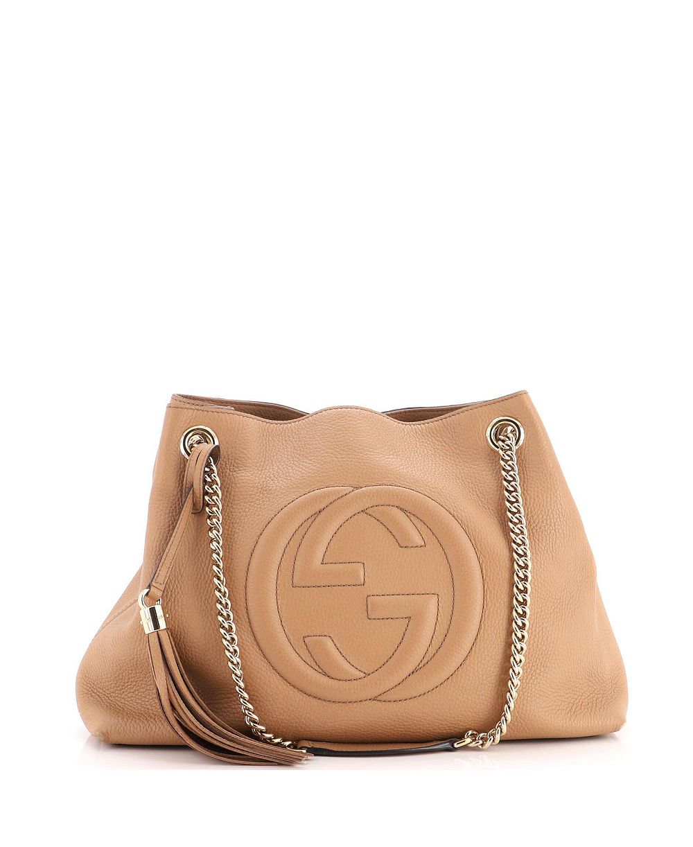 Б/у сумка через плечо Gucci Medium Soho с цепочкой из кожи
