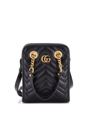 Pre-Owned Gucci маленькая сумка-кроссбоди с ручкой GG Marmont из стеганой кожи