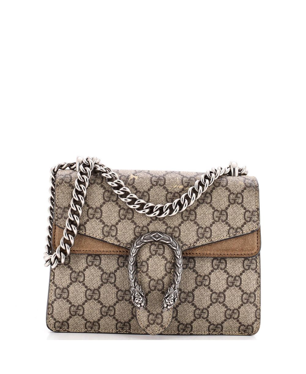 Pre-Owned Gucci Mini Dionysus Bag GG Coated Canvas