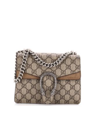 Pre-Owned Gucci Mini Dionysus Bag GG Coated Canvas