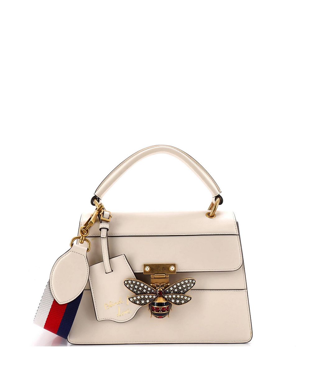 Pre-Owned Gucci Small Queen Margaret Top Handle Bag Leather