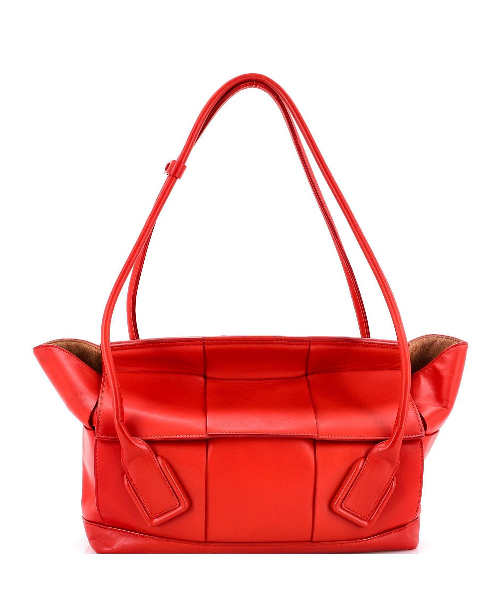 Pre-Owned Bottega Veneta средняя сумка Arco Maxi Intrecciato из кожи