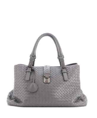 Б/у средняя сумка Bottega Veneta Roma из кожи Intrecciato Nappa