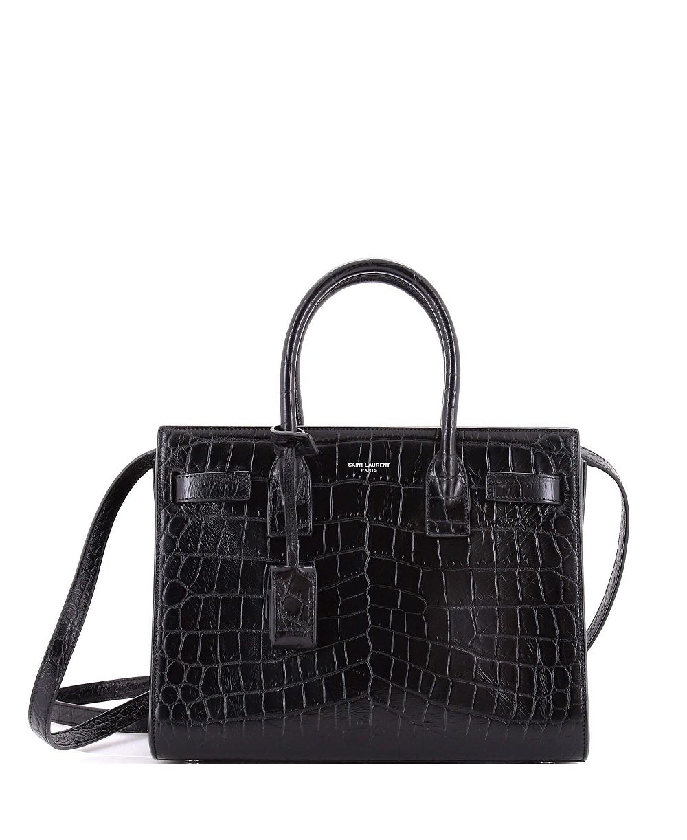 Pre-Owned Saint Laurent Baby Sac de Jour NM Bag Embossed Leather