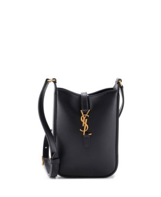 Pre-Owned Saint Laurent Mini Le 5 a 7 Vertical Shoulder Bag Leather