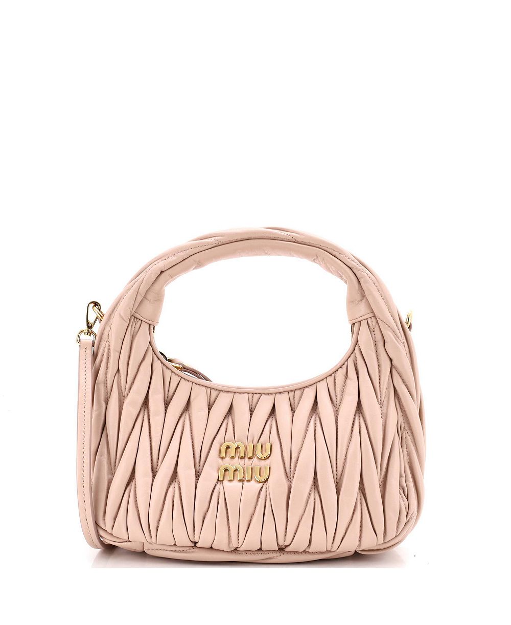 Pre-Owned Miu Miu маленькая сумка-хобо Wander из стеганой кожи