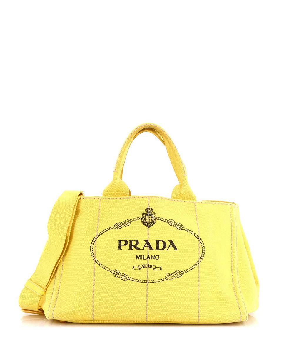 Сумка Prada Canapa Convertible Canvas Crossbody Tote, трансформируемая