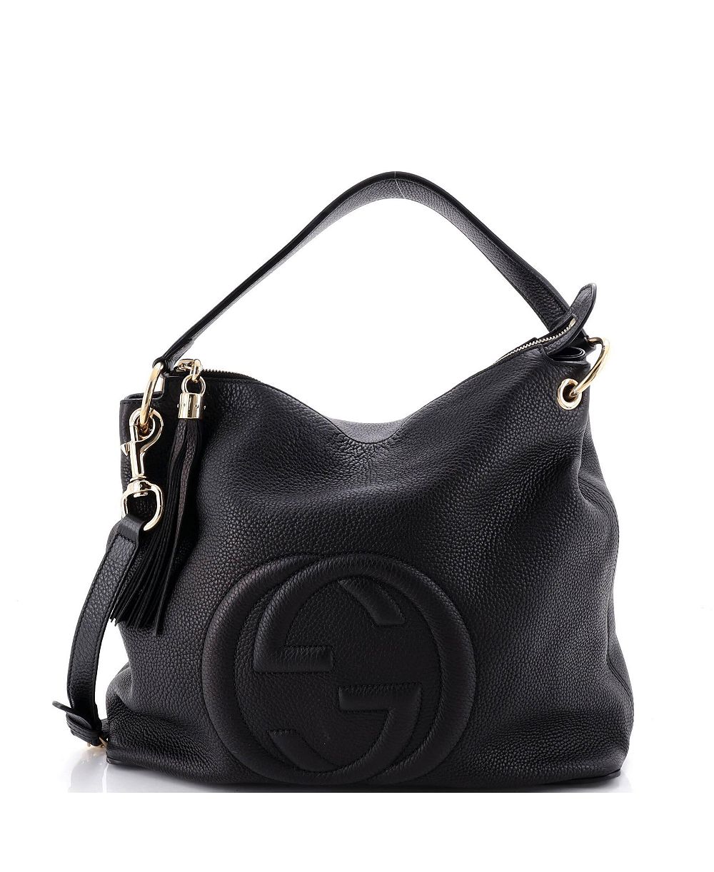 Pre-Owned Gucci Large Soho Convertible Hobo Leather