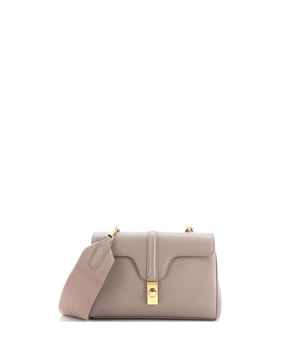 Маленькая сумка через плечо Pre-Owned Celine Soft 16 из зернистой телячьей кожи