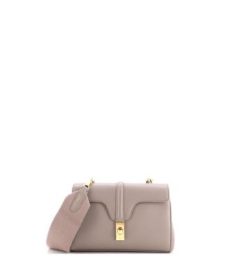 Маленькая сумка через плечо Pre-Owned Celine Soft 16 из зернистой телячьей кожи