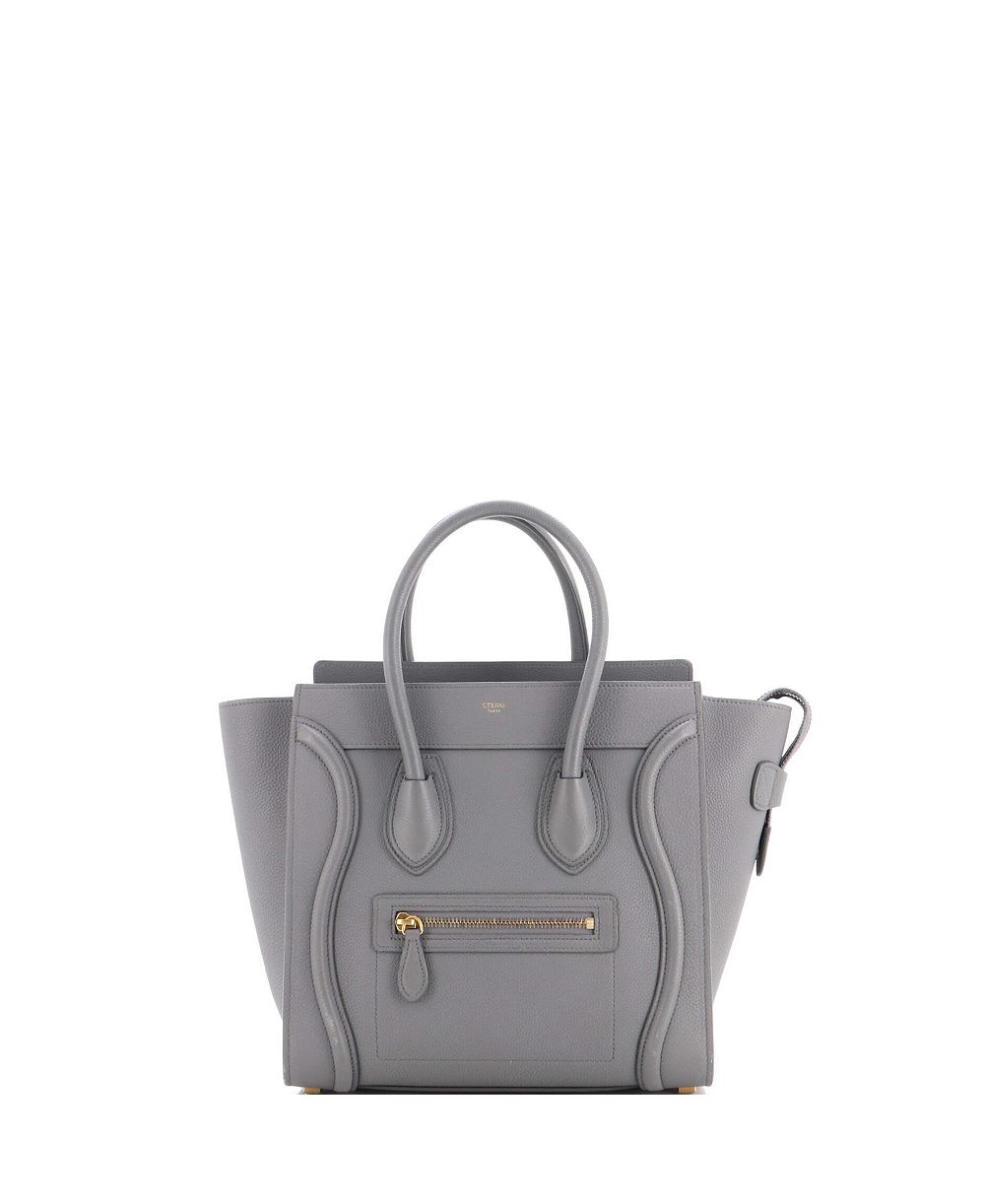 Pre-Owned Celine сумка Micro Luggage из зернистой кожи