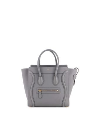 Pre-Owned Celine сумка Micro Luggage из зернистой кожи