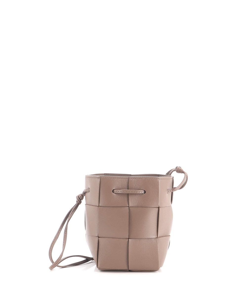 Pre-Owned Bottega Veneta Cassette Intrecciato Mini Bucket Bag