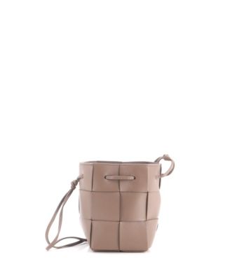 Pre-Owned Bottega Veneta Cassette Intrecciato Mini Bucket Bag