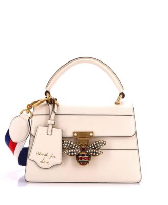 Pre-Owned Gucci Queen Margaret Leather Small Top-Handle Bag