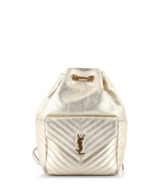 Pre-Owned Saint Laurent Joe Backpack Matelasse Chevron Leather