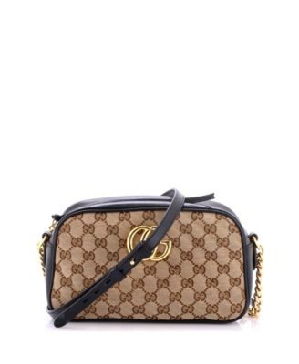 Б/у стеганая сумка через плечо Gucci GG Marmont
