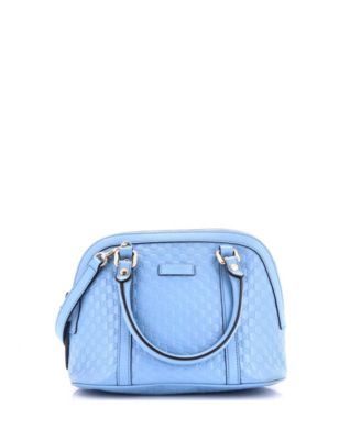 Pre-Owned Gucci Mini Convertible Dome Satchel Microguccissima Leather