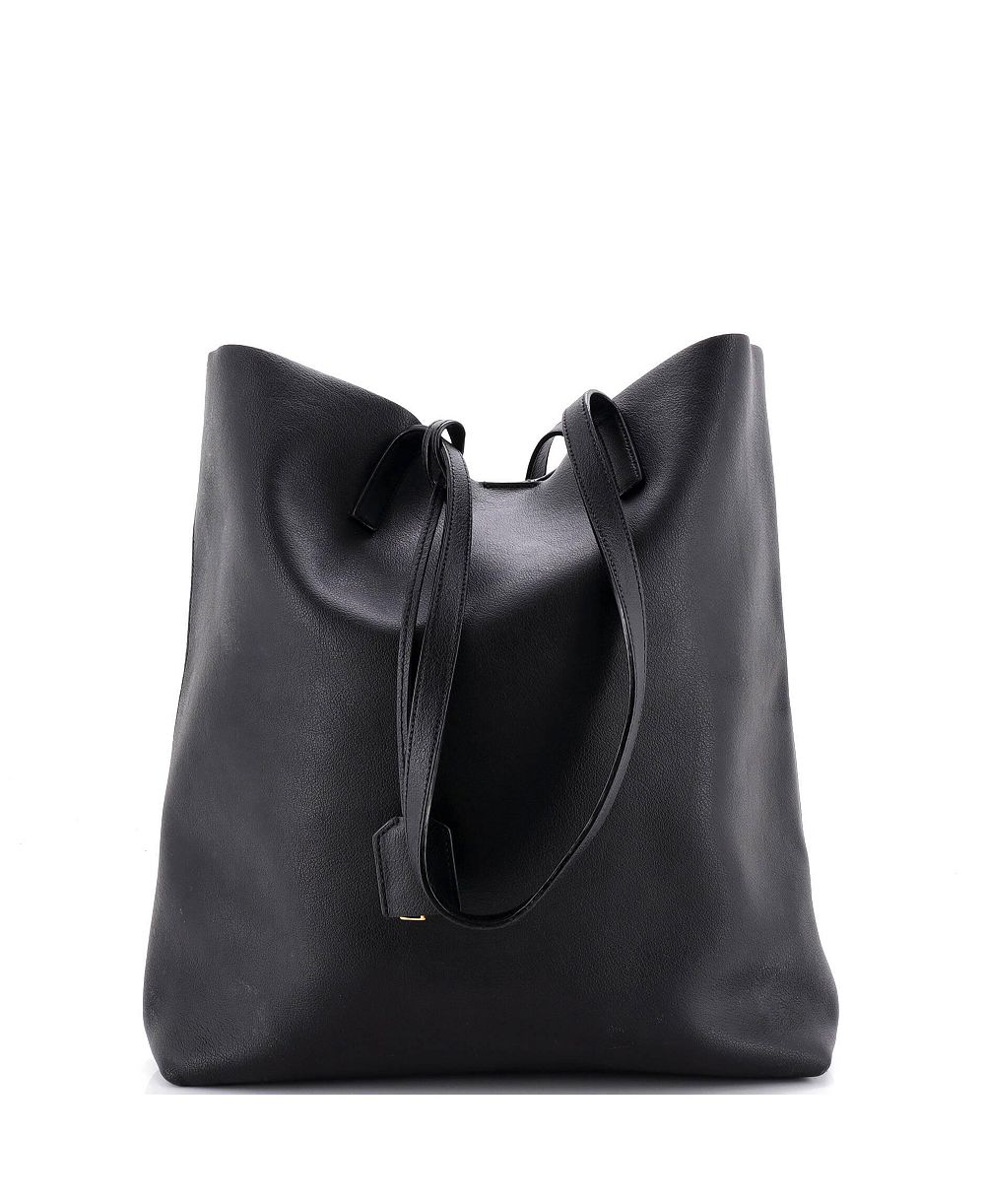 Большая сумка-шоппер Pre-Owned Saint Laurent Tall Shopper Tote из кожи