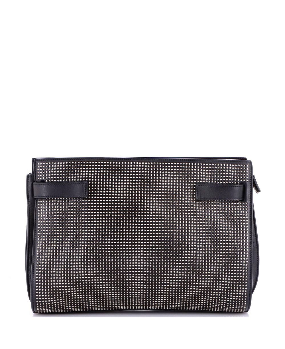 Б/у клатч Saint Laurent Sac De Jour Medium с шипами